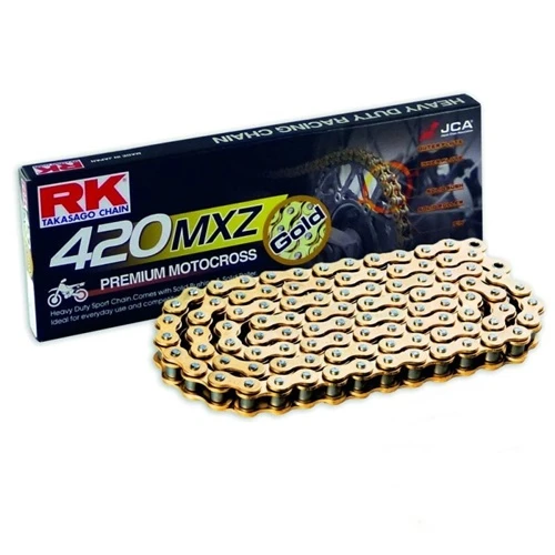 GB420MXZ gold chain - 112 links - pitch 420 | RK | stock pitch