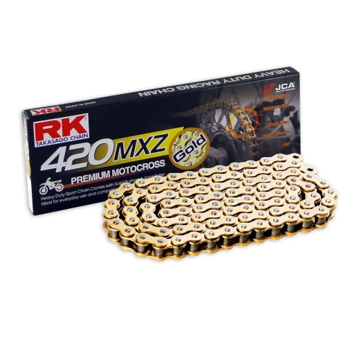 GB420MXZ gold chain - 112 links - pitch 420 | RK | stock pitch