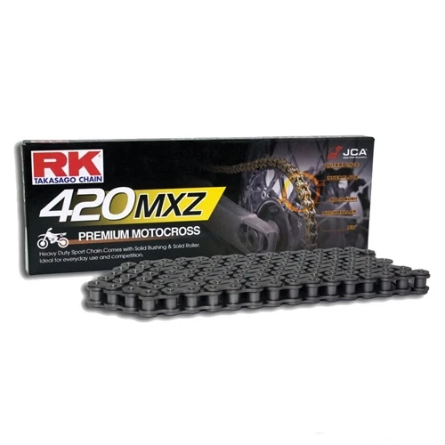 420MXZ black chain - 120 links - pitch 420 | RK | stock pitch