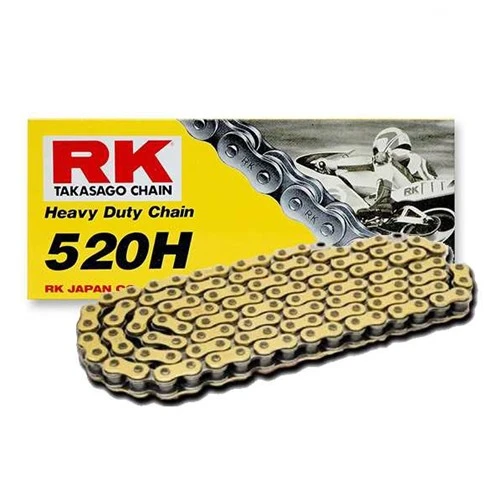 G520H gold chain - 120 links - pitch 520 | RK | stock pitch