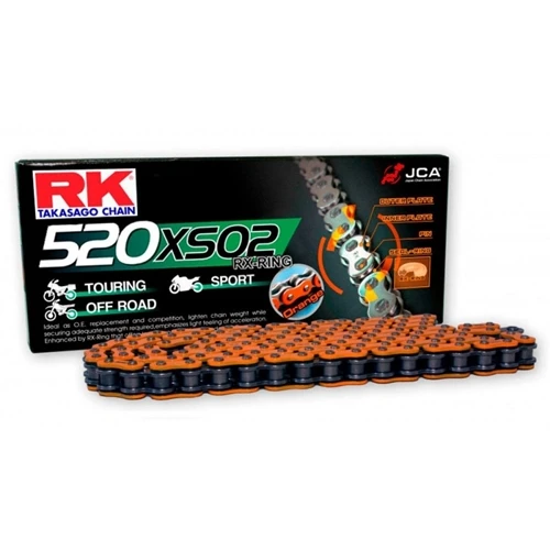DD520XSO orange chain - 120 links - pitch 520 | RK | stock pitch