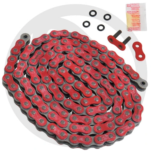 RR520XSO2 red chain - 120 links - pitch 520 | RK | racing pitch