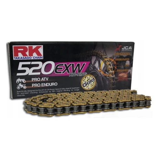 GB520EXW gold chain - 120 links - pitch 520 | RK | stock pitch