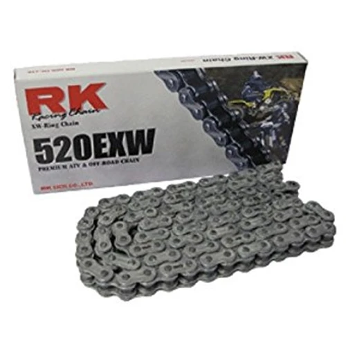 520EXW black chain - 128 links - pitch 520 | RK | racing pitch