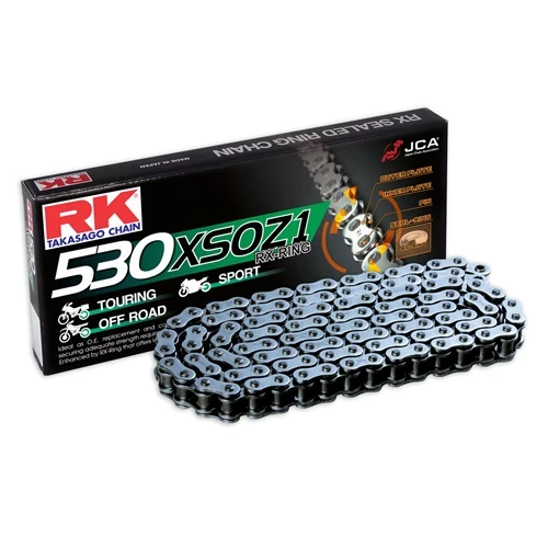 530XSOZ1 black chain - 116 links - pitch 530 | RK | stock pitch