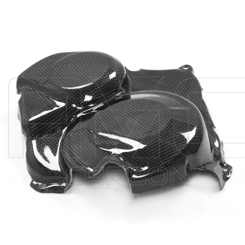 Clutch cover guard | glossy plain carbon