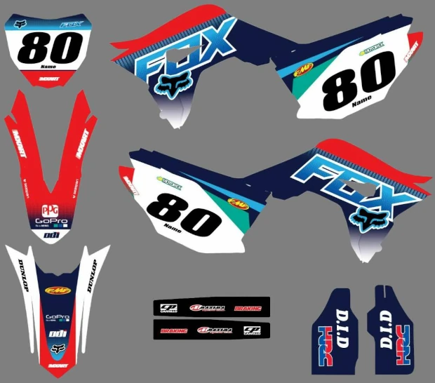 Kit adesivi Honda CRF 7
