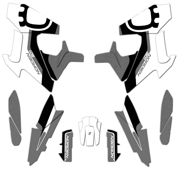 Kit adesivi Husqvarna NOR 3