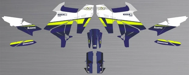 Kit adesivi Husqvarna NOR 4