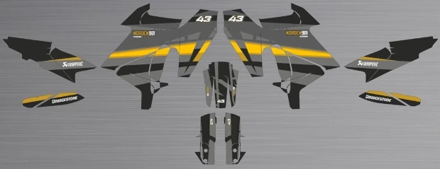 Kit adesivi Husqvarna NOR 7