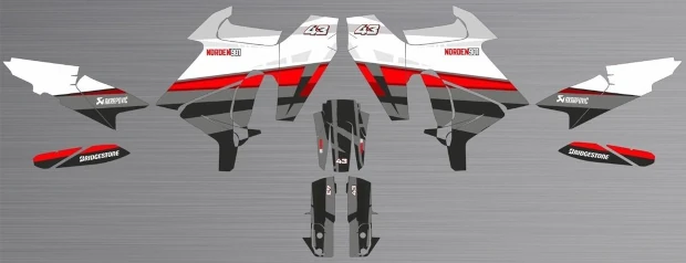 Kit adesivi Husqvarna NOR 8