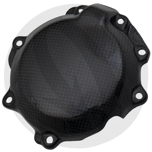 Engine crankcase guard kit | matte plain carbon