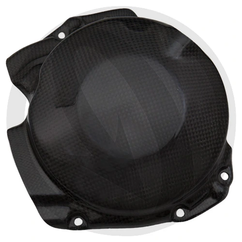 Clutch cover guard | glossy plain carbon