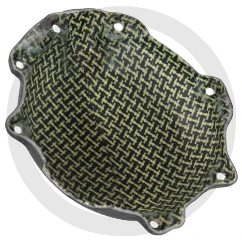 Alternator cover guard | glossy plain carbon