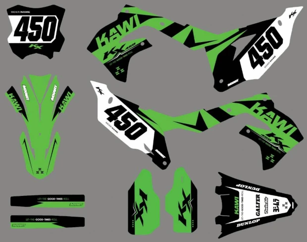 Kit adesivi Kawasaki KX 1
