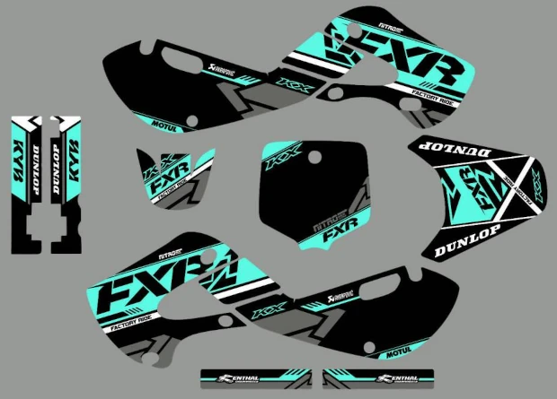 Kit adesivi Kawasaki KX 1