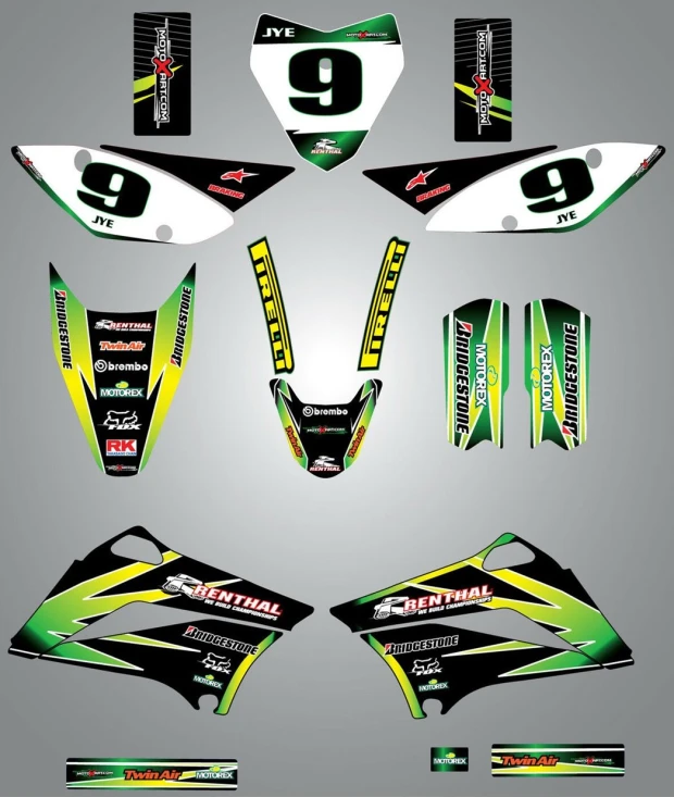 Kit adesivi Kawasaki X 2