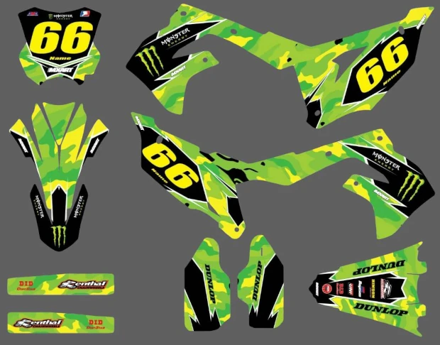 Kit adesivi Kawasaki KX 2