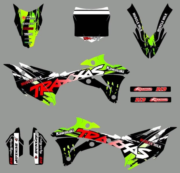 Kit adesivi Kawasaki KX 2