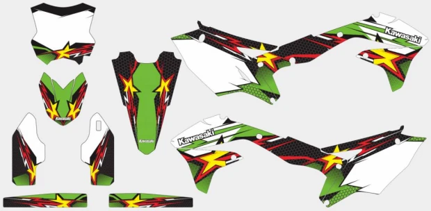Kit adesivi Kawasaki X 3