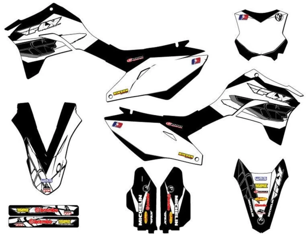 Kit adesivi Kawasaki X 4