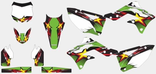 Kit adesivi Kawasaki X 4