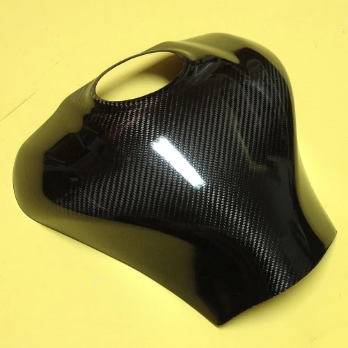 Full tank cover | glossy plain carbon