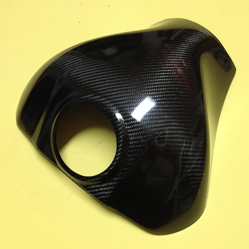 Full tank cover | glossy plain carbon