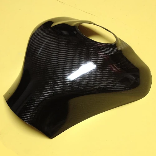 Full tank cover | glossy plain carbon