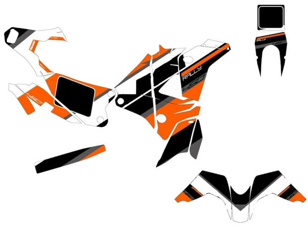 Kit adesivi KTM Rally 11
