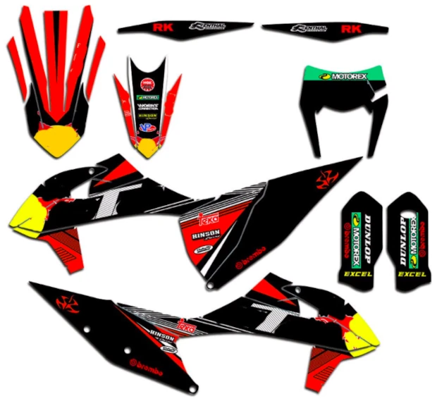 Kit adesivi KTM E 5
