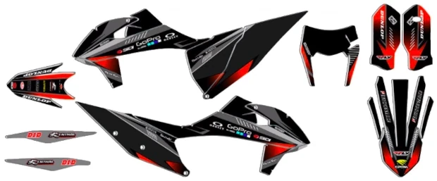 Kit adesivi KTM E 7