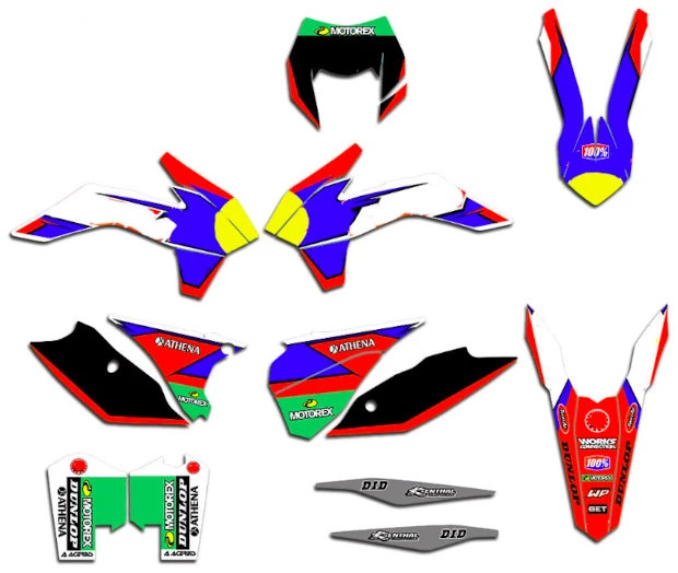 Kit adesivi KTM X 8