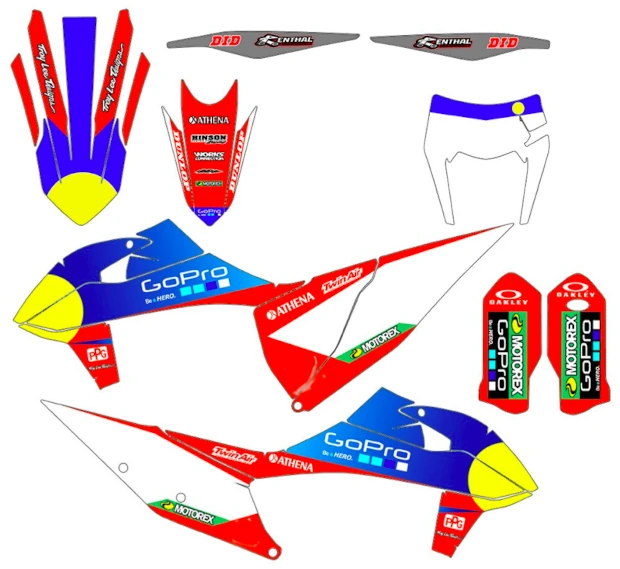 Kit adesivi KTM E 8