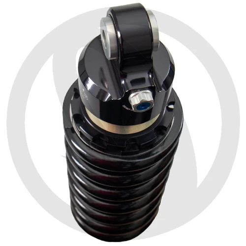 Rear shock-absorber M46KD | Black spring and preload by ring | Matris