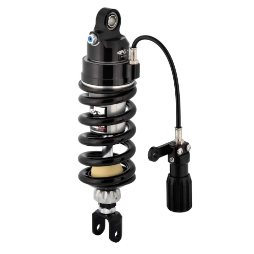Rear shock-absorber M46KD PK | Black spring and remote hydraulic preload with knob | Matris