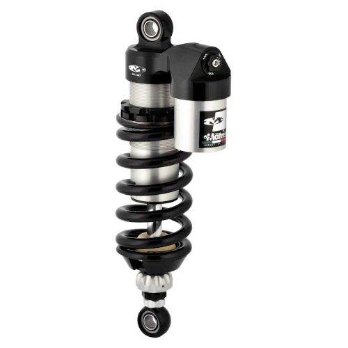 Rear shock-absorber M46KN | Black spring and preload by ring | Matris