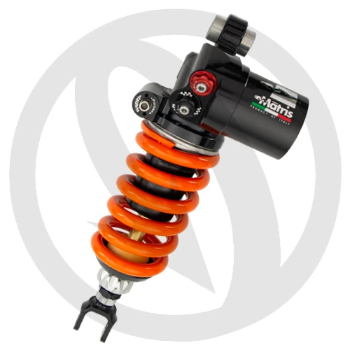 Mono ammortizzatore M46RN | Molla arancio e precarico idraulico | Matris
