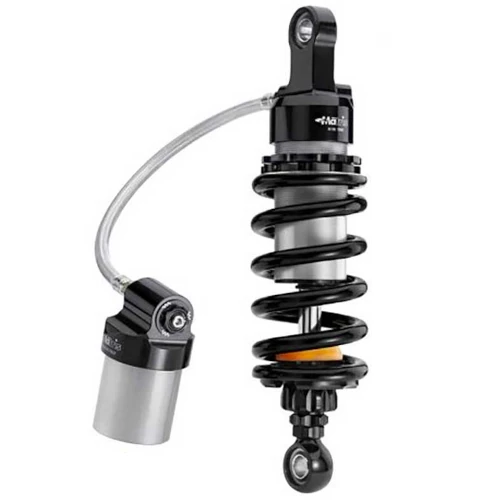 Rear shock-absorber M46KF | Black spring and preload adjustment by ring | Matris