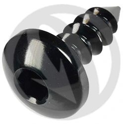 PAC2 screw - black ergal 7075 - 4.5 x 13 | Lightech
