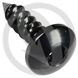 Self-threading (self-tapping) screw PAC2NER - black ergal 7075
