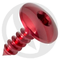 Vite PAC3 ergal 7075 T6 rosso - 4.5 x 16 | Lightech