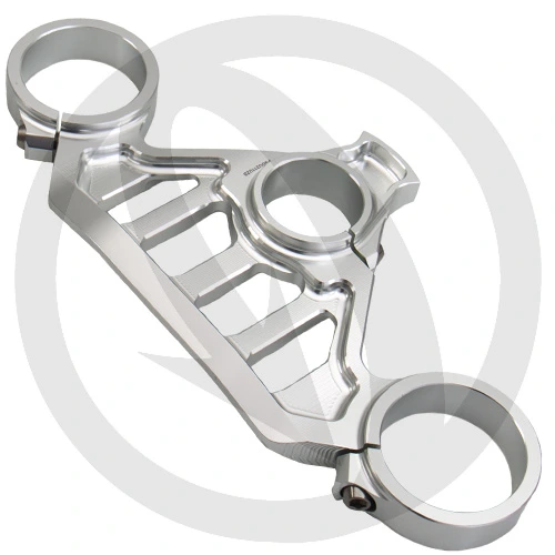 Silver top triple clamp | Melotti Racing