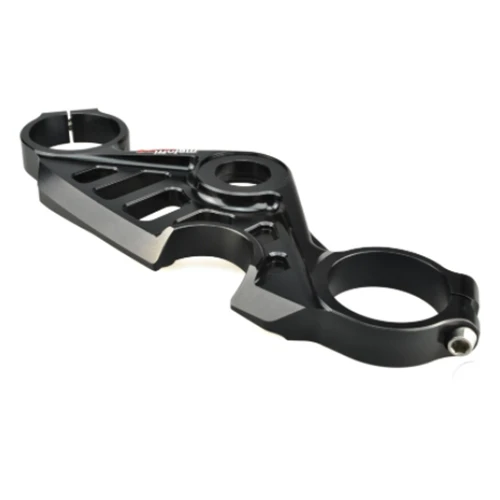 Black road top triple clamp | Melotti Racing