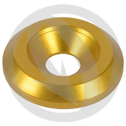 RC standard washer - gold ergal 7075 T6 - M6 | Lightech