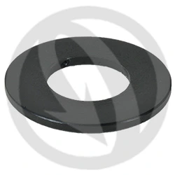 R standard washer - black ergal 7075 T6 - M10 | Lightech