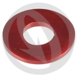 R standard washer - red ergal 7075 T6 - M4 | Lightech