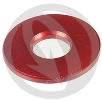 RS special washer - red ergal 7075 - M10 | Lightech