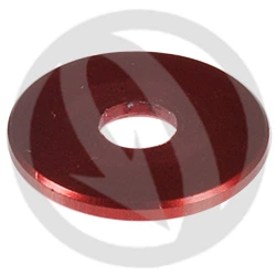 RS standard washer - red ergal 7075 T6 - M5A | Lightech