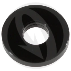 RS standard washer - black ergal 7075 T6 - M6A | Lightech